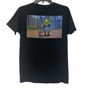 Dreamworks SHREK Kids Graphic Movie Donkey Funny Animated Tee T-Shirt - Boy S